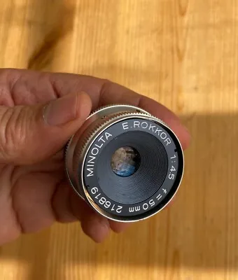£14.50 • Buy Minolta E.Rokkor F4.5 50mm Photographic Enlarger Lens