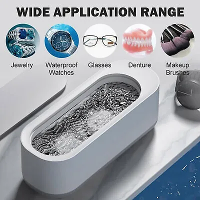 Ultrasonic Jewelry Cleaner Glasses Coins Dental Pod-Deep Cleaning Machine USB • $19.99