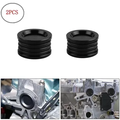 2x Black Camshaft Cam Shaft Seal Cap Plug For Acura Honda D B H F Series Engine • $15.99