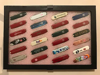 Collector Display Case For Victorinox Swiss Army Knife CLASSIC (58mm) 24-slot • $28.99