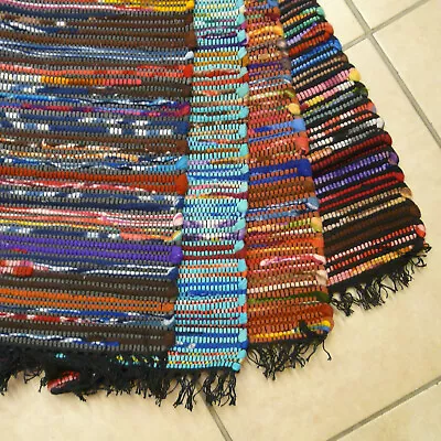 Recycled Fair Trade Fabric Rug 60 X 90cm • £19.50