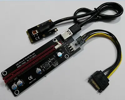 Mini Pci_e To X16 Pcie Riser Adapter / Graphics Card Plus To Laptop  • $8.90