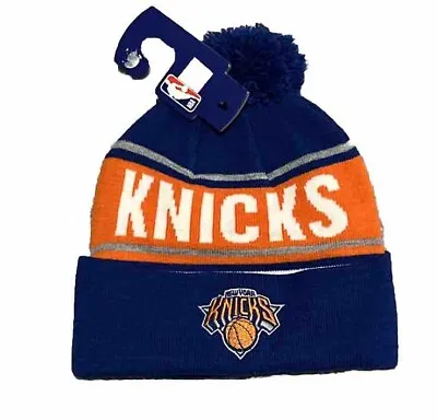 NBA New York Knicks  Basketball Beanie Adult Bobble Hat • £9.99