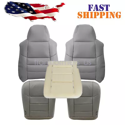 For 2002-2007 Ford F250 F350 Lariat XLT Front Seat Cover & Driver Foam Cushion • $140.99