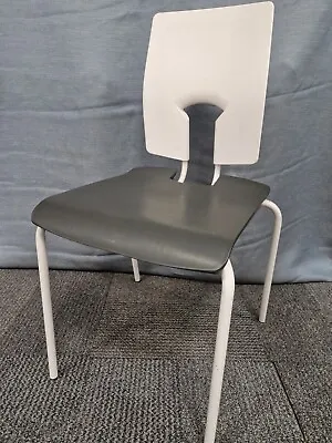 £10 • Buy Plastic Stackable Hille Office Chair- Grey Or Lime Green