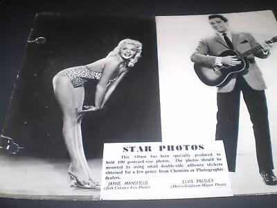 Social History 1950's Advertising Elvis Jayne Mansfield Photograph 8'inch • £2.99