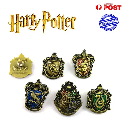 $6.95 • Buy Harry Potter House Pins Gryffindor Hufflepuff Ravenclaw Slytherin Badge Brooch