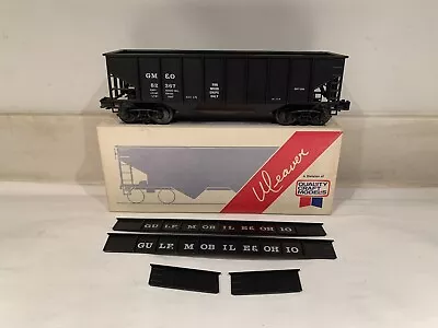 Weaver 3-rail Gulf Mobile & Ohio Wood Chip Hopper (top Needs Glued) O Scale Gm&o • $39.99