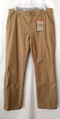 Jockey Men Outdoors Flannel Lined Pant 009550 Khaki Size 34 X 32 New #15207 • $19.80