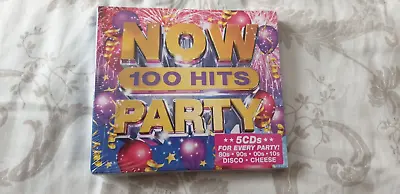 Now 100 Hits Party By Various Artists (5CD 2019) 80's 90's 00's 10s Disco Cheese • £8.99