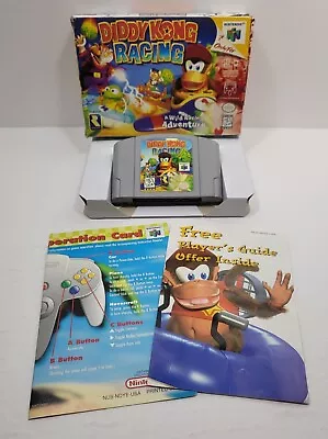 Diddy Kong Racing (Nintendo 64 N64 1997) Complete CIB TESTED AUTHENTIC  • $79.99