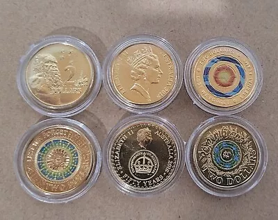 $270 • Buy 6 X 2018 $2 Two Dollar Coins Ex 30th Anniversary Set UNC COIN Mintage Is 30,000