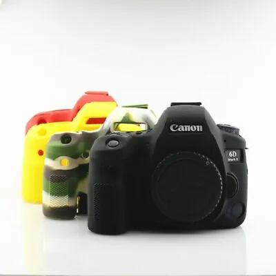 Silicone Case Camera Protective Body Bag For Can&n EOS 6DII 6D Mark II Rubber • £19.80
