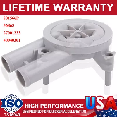 36863 Top Load Clothes Washer Direct Drive Water Drain Pump Assembly Replacement • $14.95