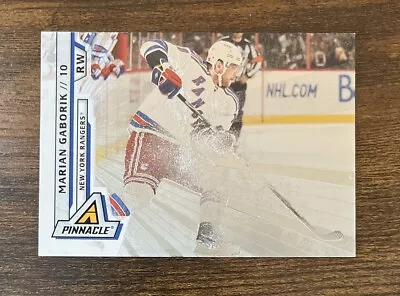 2011-12 Panini Pinnacle Rink Collection #72 Marian Gaborik New York Rangers • $1.99