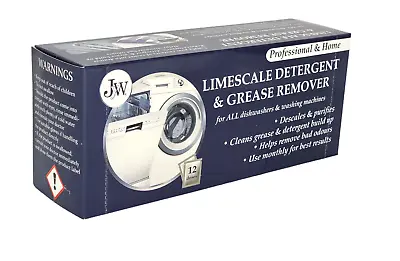 JYW Limescale Descaler Detergent Remover 12 Months Supply Washing Machines Etc. • £12.99