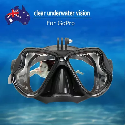 Camera Mount Diving Mask Oceanic Scuba Snorkel Swimming Goggles Glasses F/ GoPro • $24.85