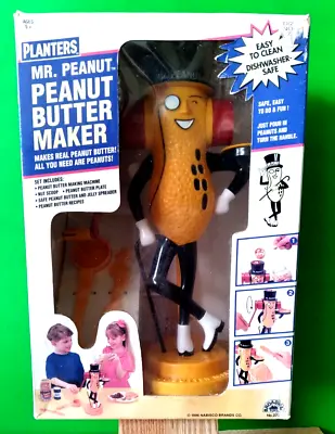 Unused 1996 Planters Mr. Peanut  Peanut Butter Maker By Broadway Toys No. 222 • $39.95