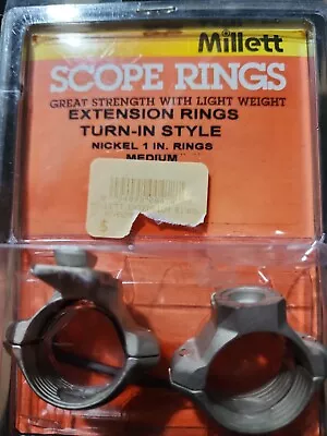 Millet EXTENSION TURN IN STYLE 1 INCH RINGS MEDIUM NICKEL • $18