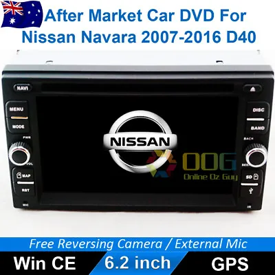 6.2  Car DVD GPS Navigation Head Unit Stereo For Nissan Navara 2007-2015 D40 • $359.90