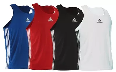 £26.99 • Buy Adidas Base Boxing Vest Adult Training Top Kids Amateur Tank Top Sparring Vest