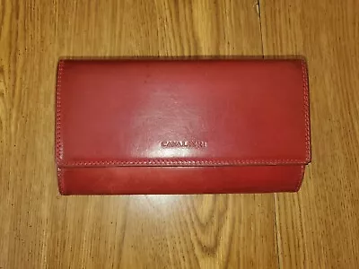 Cavalieri Vera Pelle Red Leather Wallet Organizer • $25