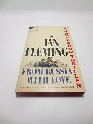 FROM RUSSIA WITH LOVE By Ian Fleming 1957 Signet Paperback James Bond 007 • $14.99