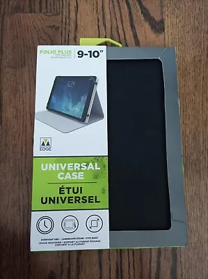 M-Edge Universal Case Folio Plus Multi-fit Black Tablets 9'-10' IPad Pro Galaxy • $7.99