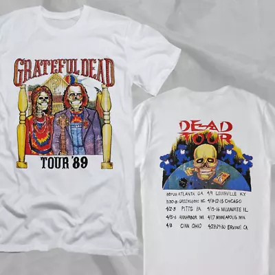 Vtg Grateful Dead 1989 Music Tour Unisex T-Shirt Gift For All Fans S-3XL • $23.99