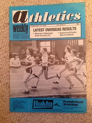 £0.99 • Buy Vintage Athletics Weekly Magazine 11 Feb 1978 - WOMENS INTER COUNTY CC