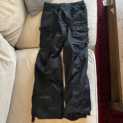 Oakley Snowboard Pants Black Men’s Large With Cargo Pockets SHELL  (used) • $4.25