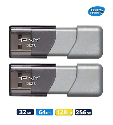 PNY Turbo Attache USB 3.0 Flash Drives Memory Stick For Laptops Computers Lot • $10.81