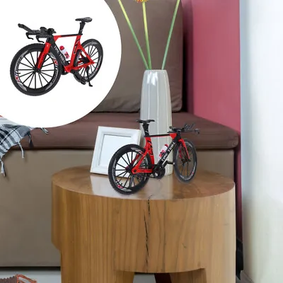 Bicycle Model Cycling Sculpture Bike Toys Decorations Home Miniature • £12.58