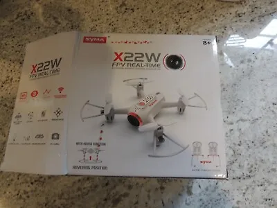 Syma X22W Drone 4 Channel 2.4 GHz RC Quadcopter  NO CHARGER READ • $17.99