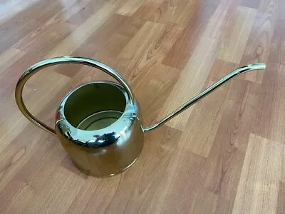 Indoor Metal Watering Can - Brass Colour Hardly (if Ever) Used. • £14.99