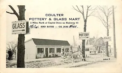 Roadside Pottery Shop Milwaukee Wisconsin Vintage Postcard (sx 515) • $12