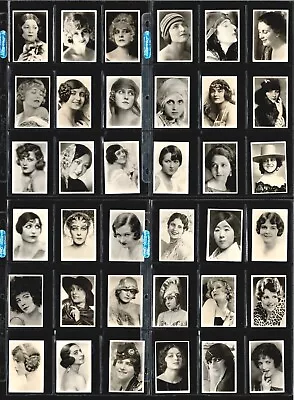 1928 VINTAGE Set Of 36 X National Types Of Beauty Sarony Cigarette Cards - MINT • $80.30