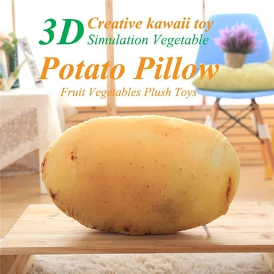 $22.99 • Buy Latest Hot Product Ideas Kawaii Toys 3D Simulation Vegetables Potato Pillow B1J7