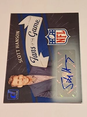$20.50 • Buy 2022 Donruss Football Scott Hanson Fans Of The Game Auto NFL 
