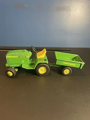Vintage Ertl John Deere Tractor With Dump Cart 542-6511 Lawn & Garden METAL Vtg. • $35