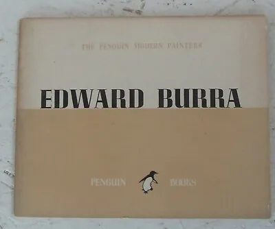 Penguin Modern Painters Edward Burra 1945 1st Edn P/B Illustrated Art Rothenstei • £9.99