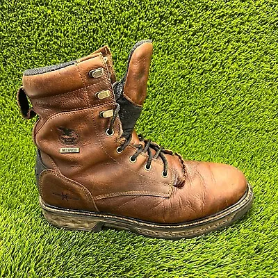 Georgia Boot Carbo-Tec LT Mens Size 12W Brown Outdoor Waterproof Boots GB00309 • $89.99