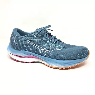 Mizuno Wave Inspire 19 Running Shoes Sneakers Womens Size 10.5 US 42 EU Blue • $34.17