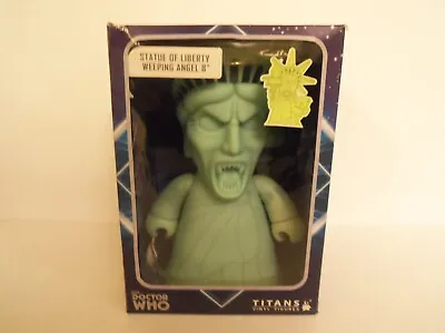 Titans Vinyl Figure BBC Dr. Who 8  Statue Of Liberty Weeping Angel 2012 SLD • $19.99
