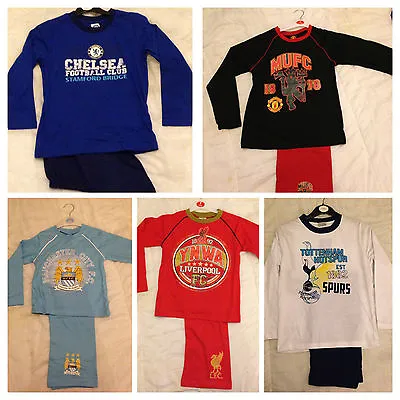 Kids Pyjamas Long Sleeve -man Utd / Man City / Chelsea / Spurs / Liverpool • £8.49