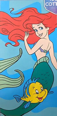 Little Mermaid Beach Towel Measures 28 X 58 Inches • $16.95