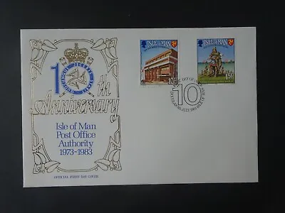 £1.19 • Buy IO0117 GB10th Anniversary Post Office Authority First Day Stamp Cover Froe IOM 