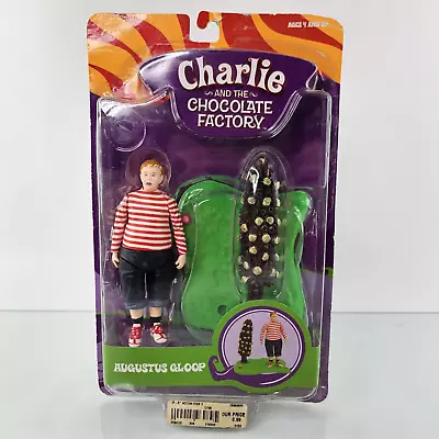 AUGUSTUS GLOOP Charlie & The Chocolate Factory Figure Willy Wonka Candy RARE NEW • $39.98