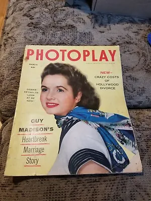 Photoplay Magazine March 1954 Debbie Reynolds Marilyn Monroe Eva Gabor   • $14.99