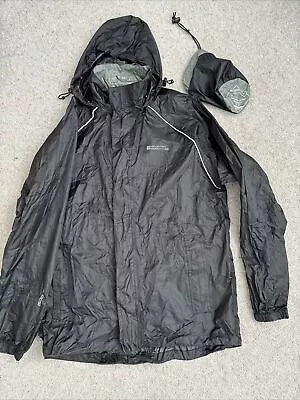 Mountain Warehouse Men’s Pakka Jacket Waterproof In Black Size Small • £15